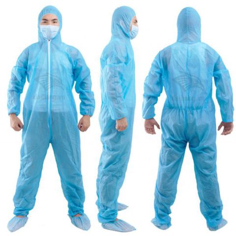 Bộ áo liền quần vải không dệt